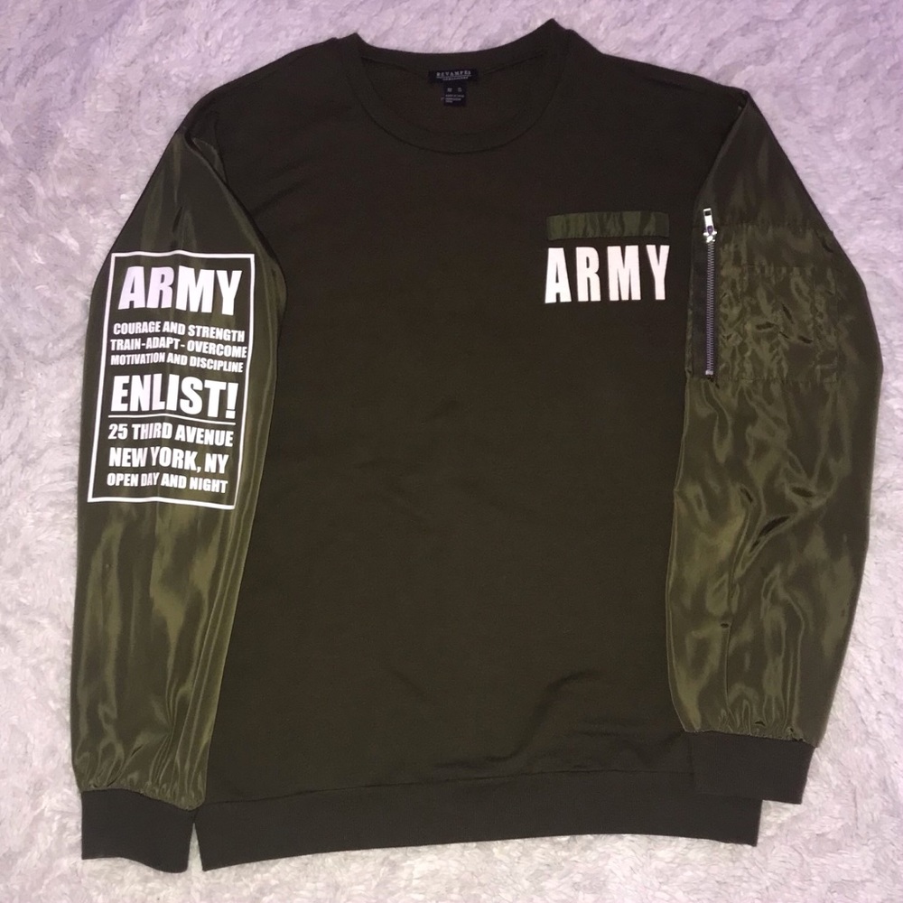 Army green long sleeve